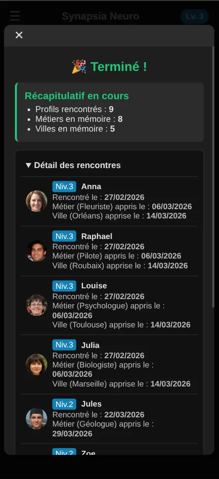 une question de mémoire