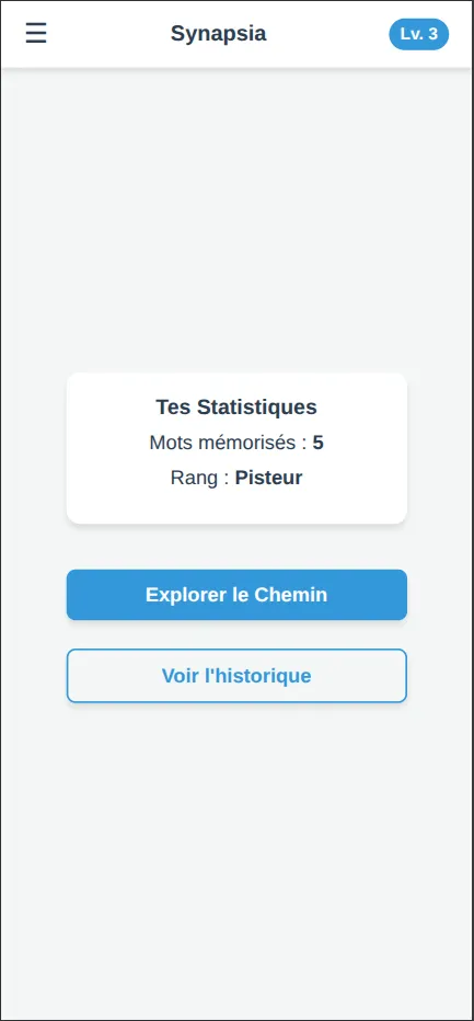 Sinapsia, chemin mental et mémorisation avec sinapsia